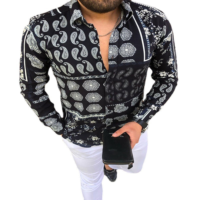 Cashew Print Men's Shirt