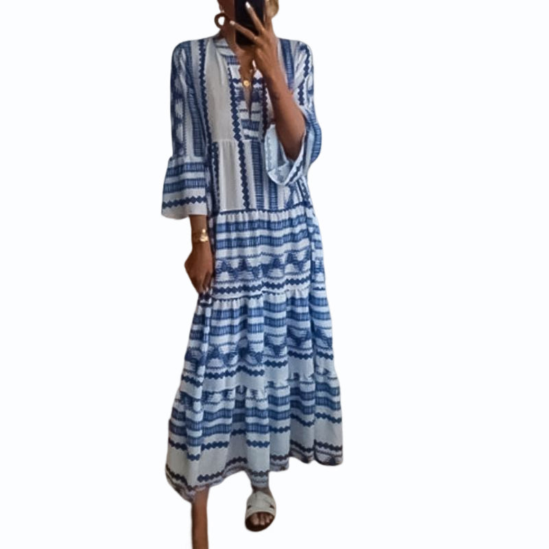 Geometric Boho Dress