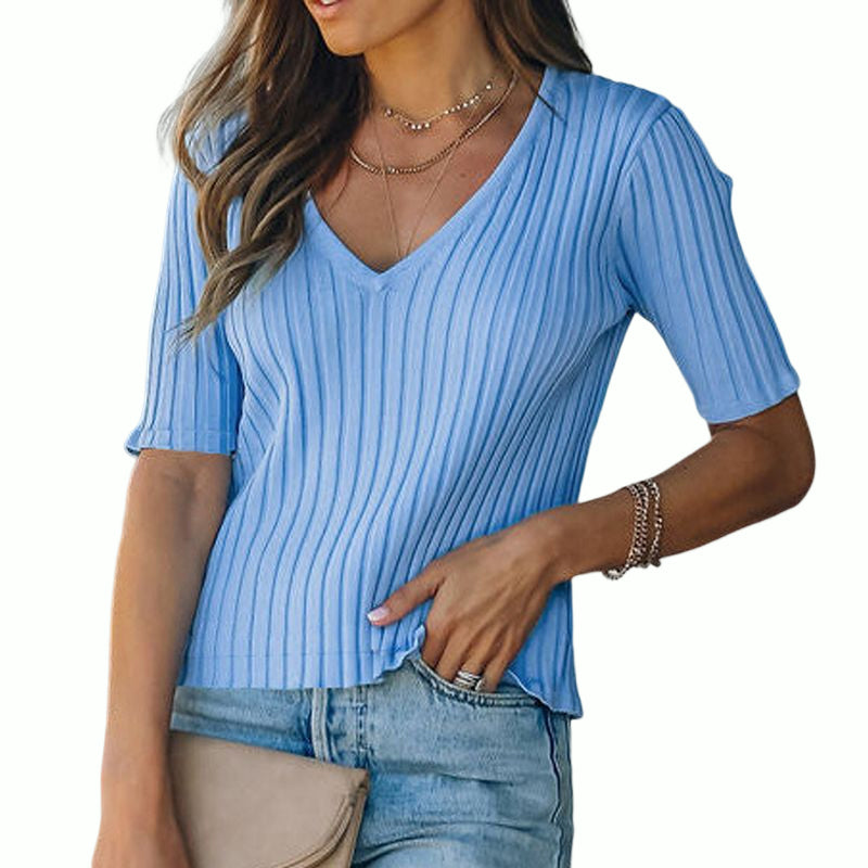 V-neck Slim Fit Sweater
