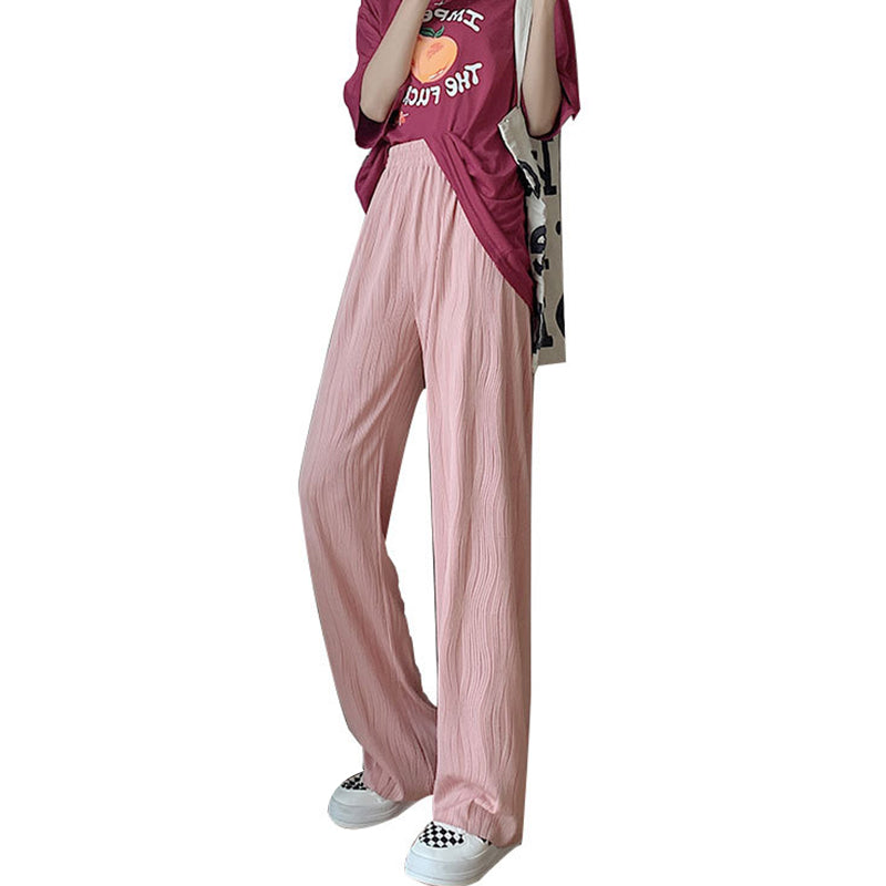 Water Ripple Wide Leg Pants