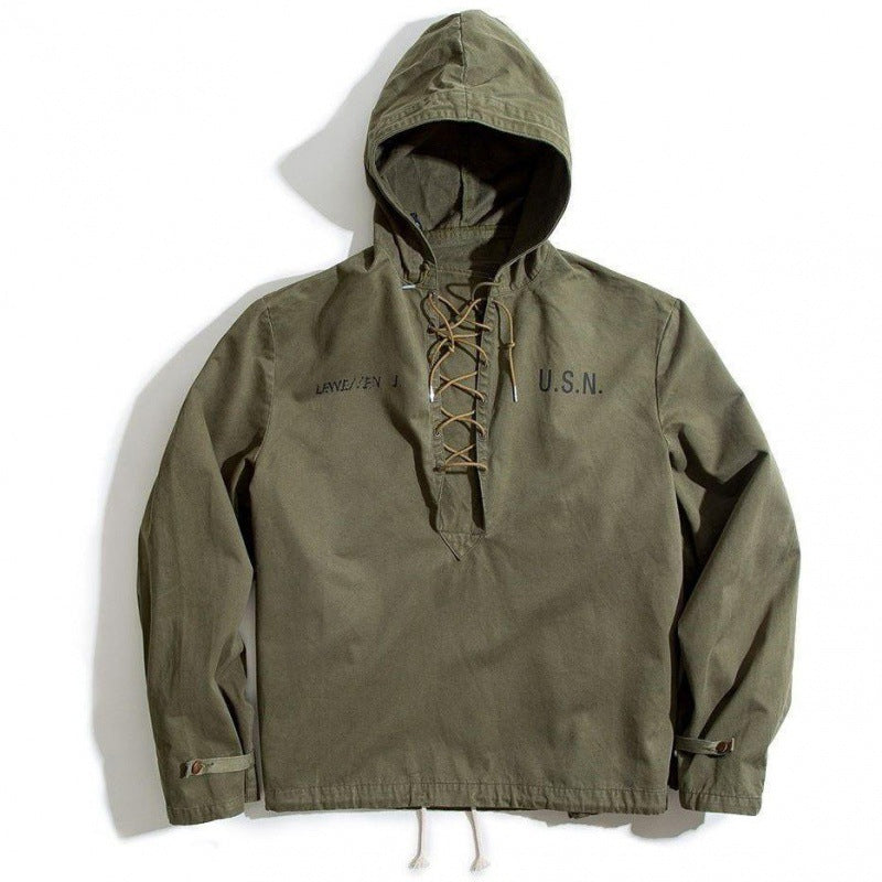 Retro Military Workwear Sweatshirt