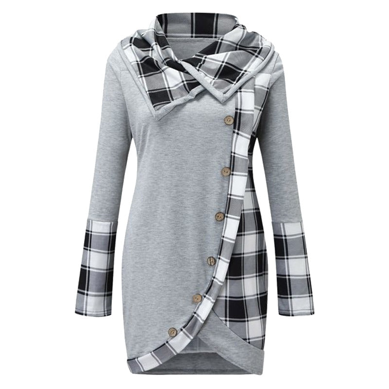 Vintage Plaid Patchwork Dress