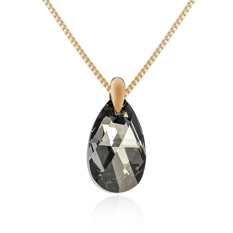 Black Aurora Crystal Necklace