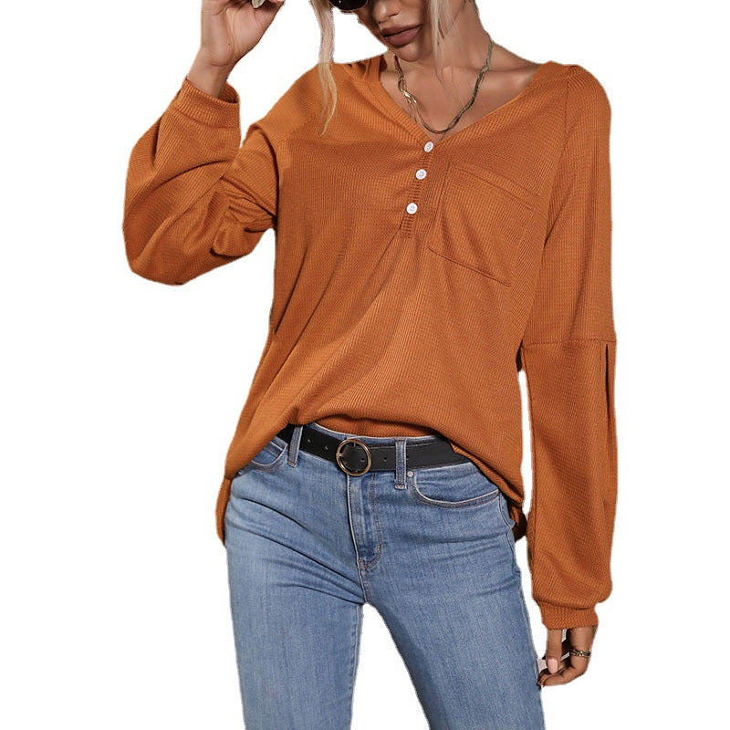 Women's Autumn Solid Color Long Sleeve Hooded Knitwear