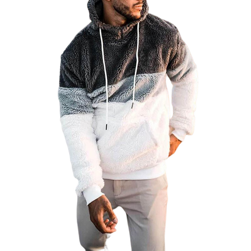 Casual Long Sleeve Plush Hoodie