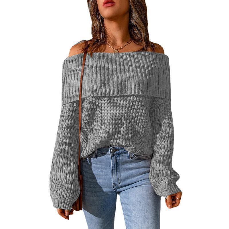 Off-shoulder Sweater