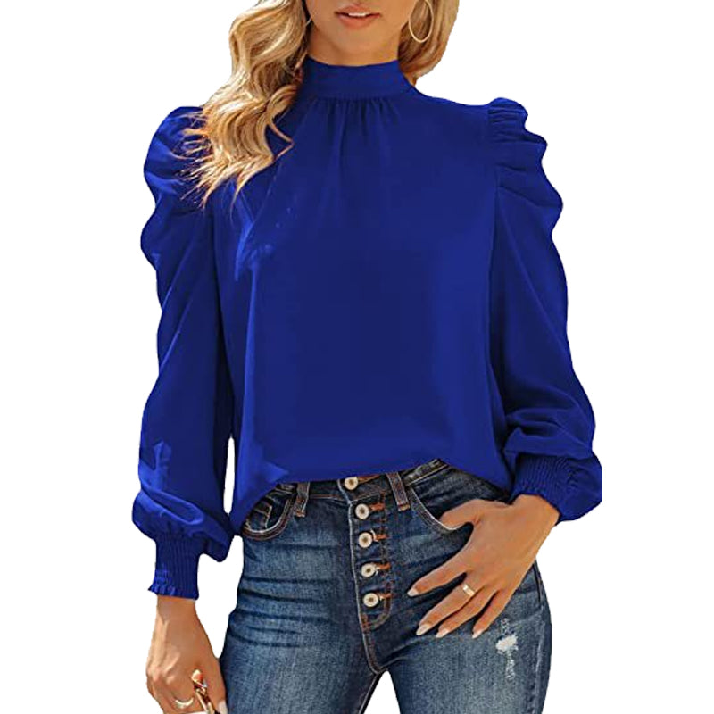 Bubble Long Sleeve Blouse