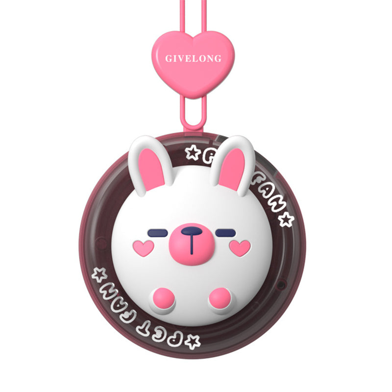 Cute Animal Lanyard Fan