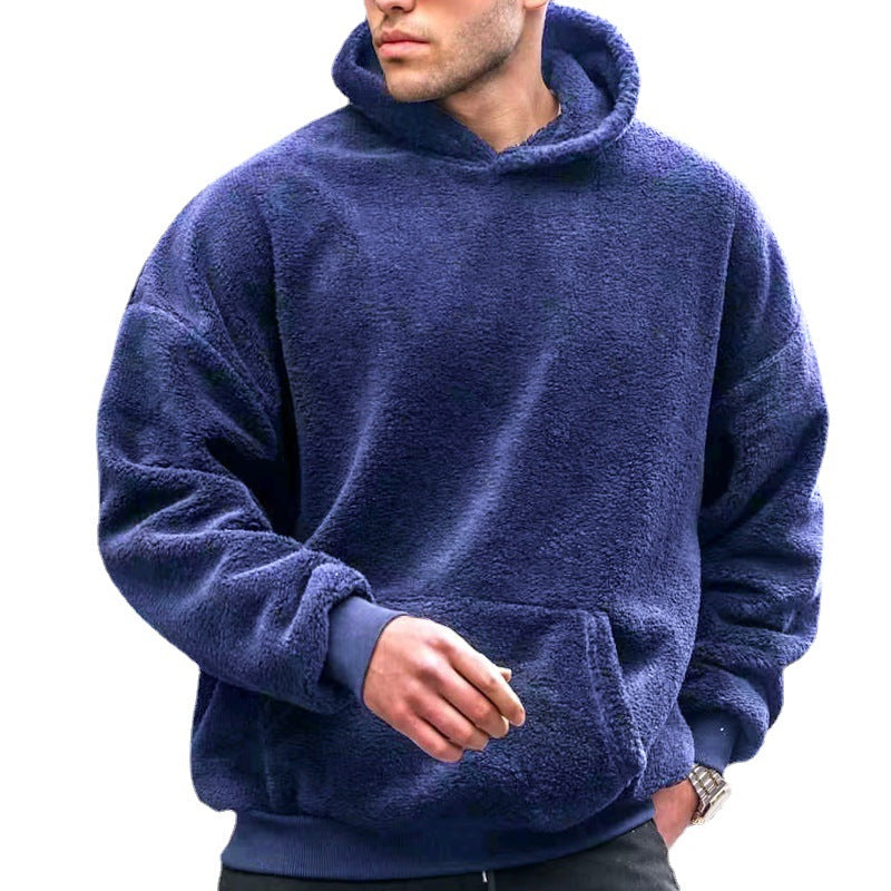 Men's Flannel Hooded Sweatshirt