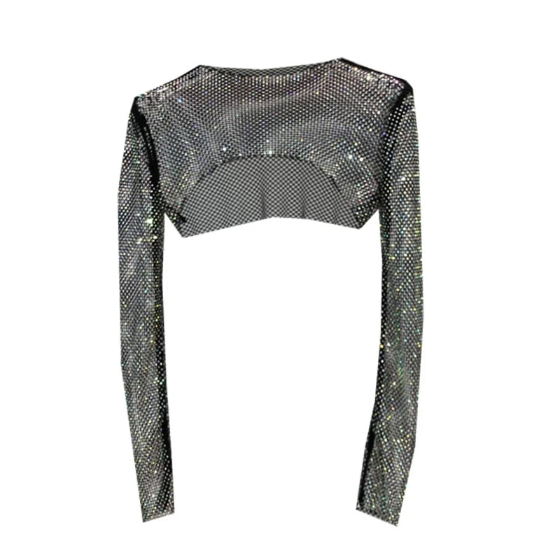 Mesh Diamond Sun Protection Cape Top