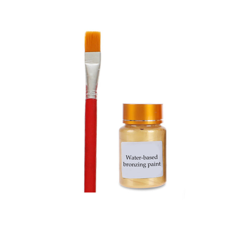 Water-based bronzing paint
