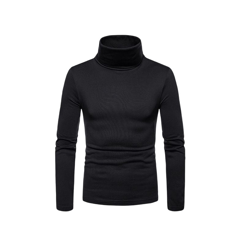 Turtleneck Solid Color Pullover Bottoming Sweater