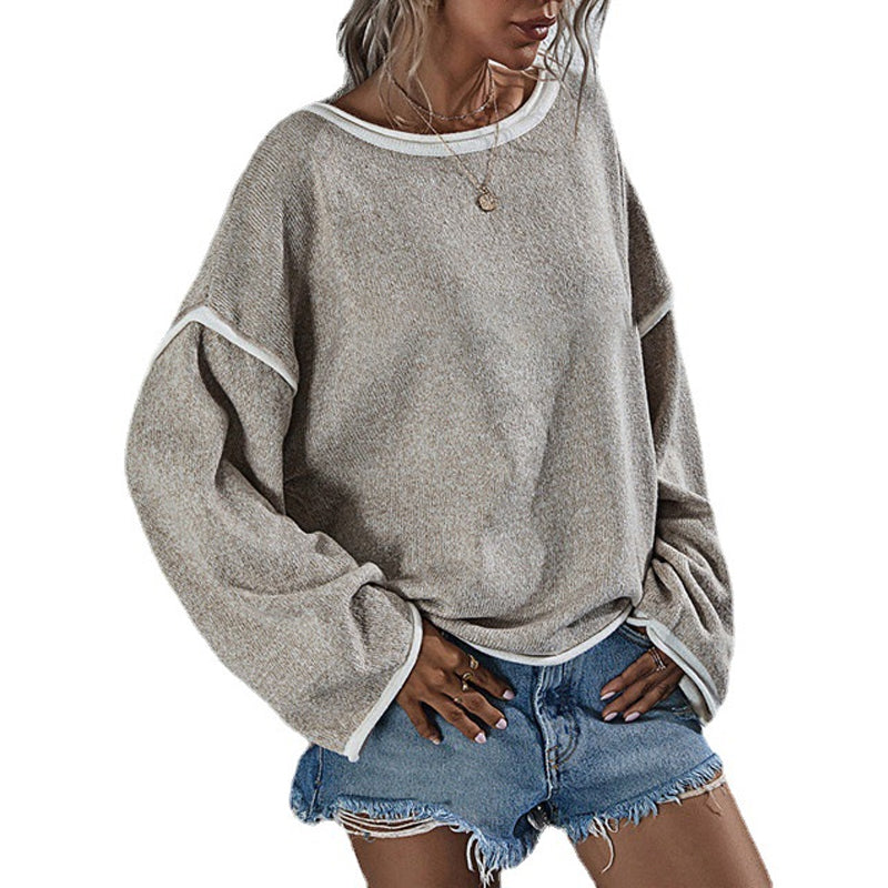 Crewneck Knit Loose Sweater