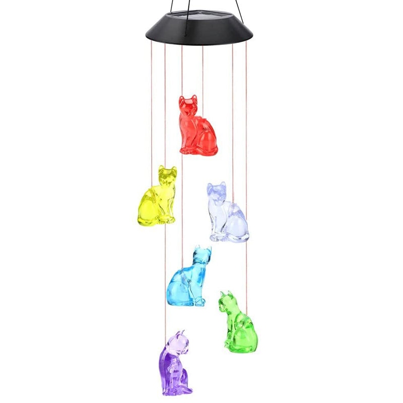 Solar Wind Chime Lights