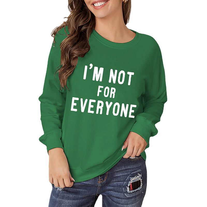 Loose Crew Neck Long Sleeve T-Shirt