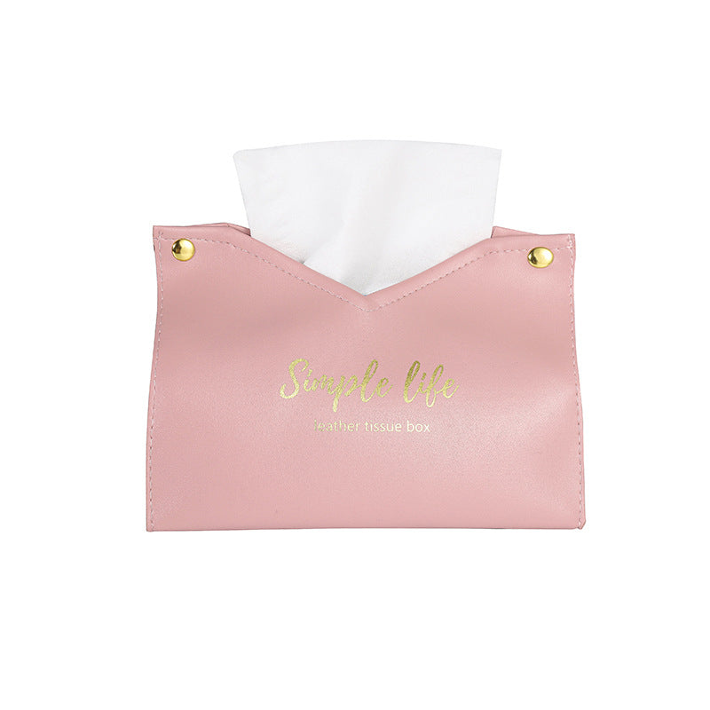 Leather Tissue Storage Box