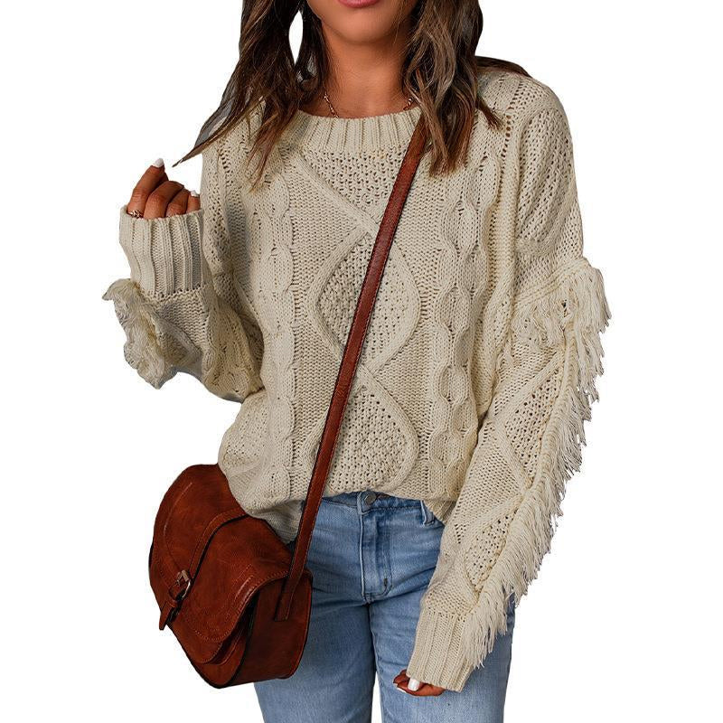 Pullover Crewneck Knit Sweater