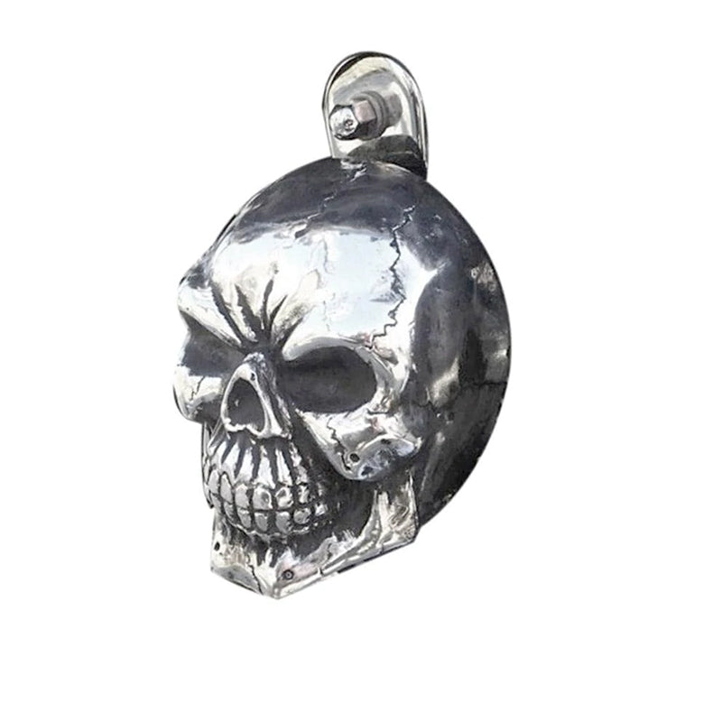 Motorcycle Skull  Horn Cover