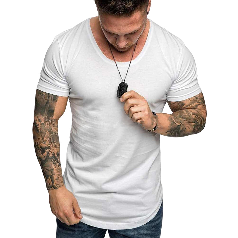 Solid Men's Short Sleeve T-Shirt