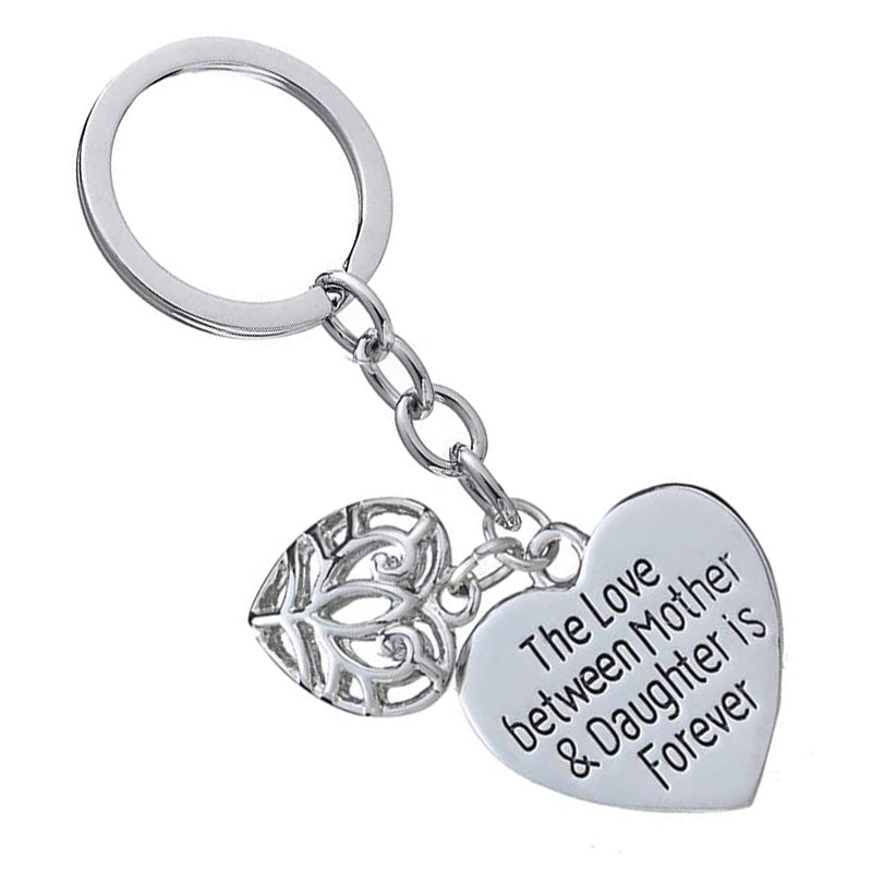 Heart Lettering Keychain