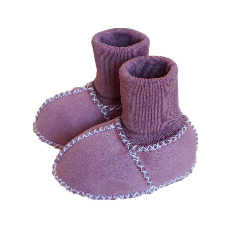 Warm Fur Baby Sock Shoes