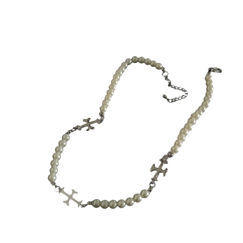 THE DIMIDIUM PEARLY CHAIN CHOKER