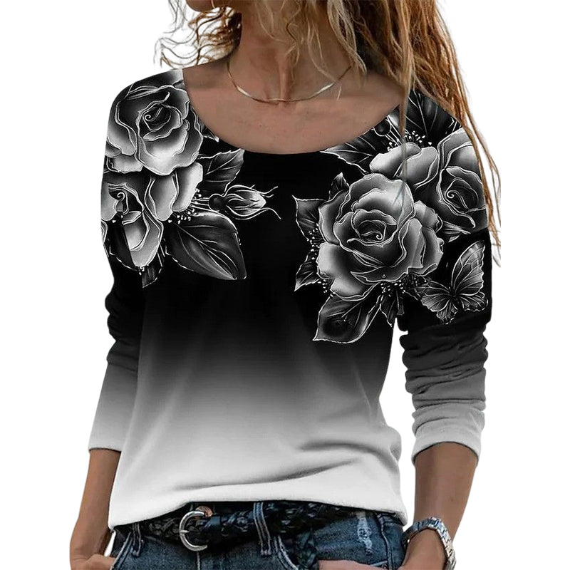 Crew Neck Casual 3D Print T-Shirt