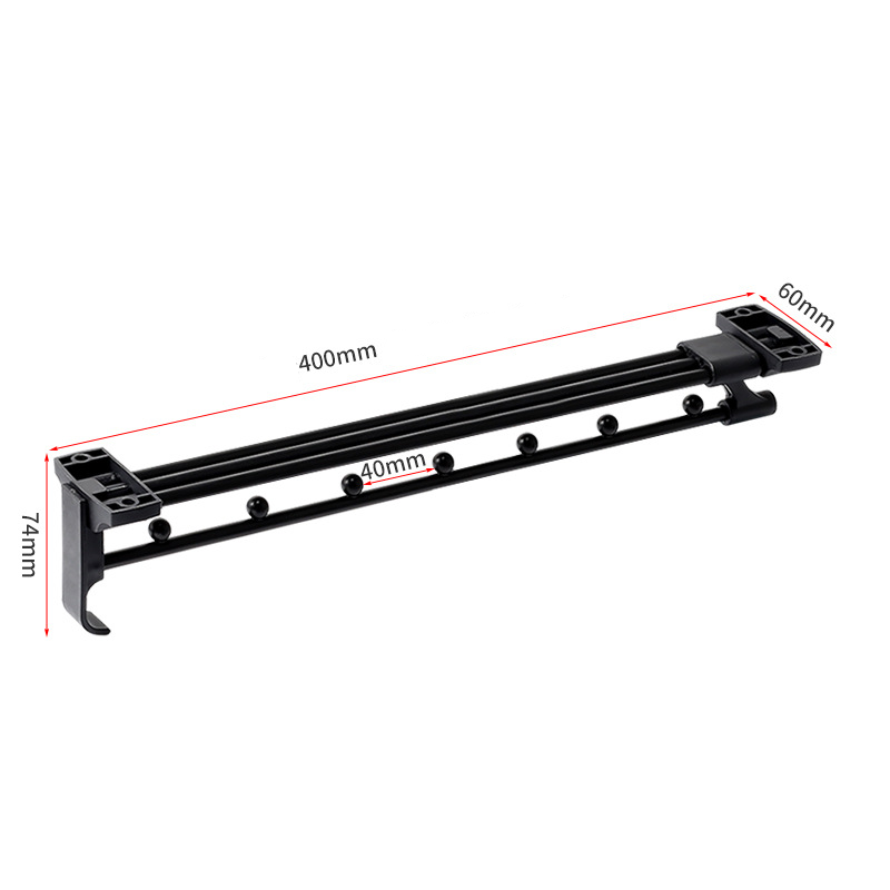 Wardrobe Top Mounted Telescopic Clothes Hanger