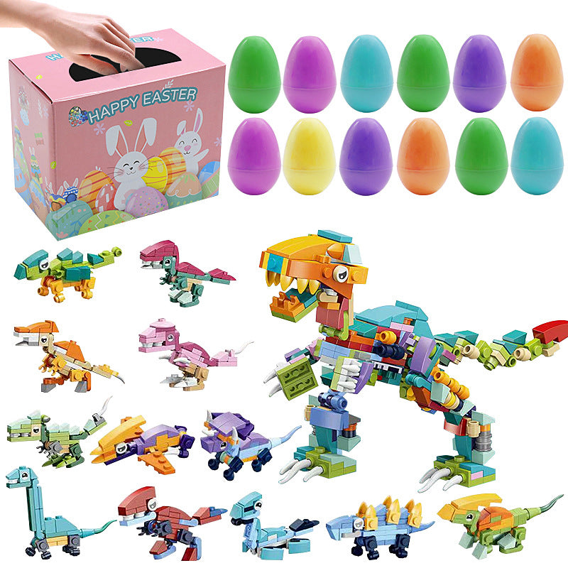 12Pcs Wind Up Toy Prefilled Easter Eggs