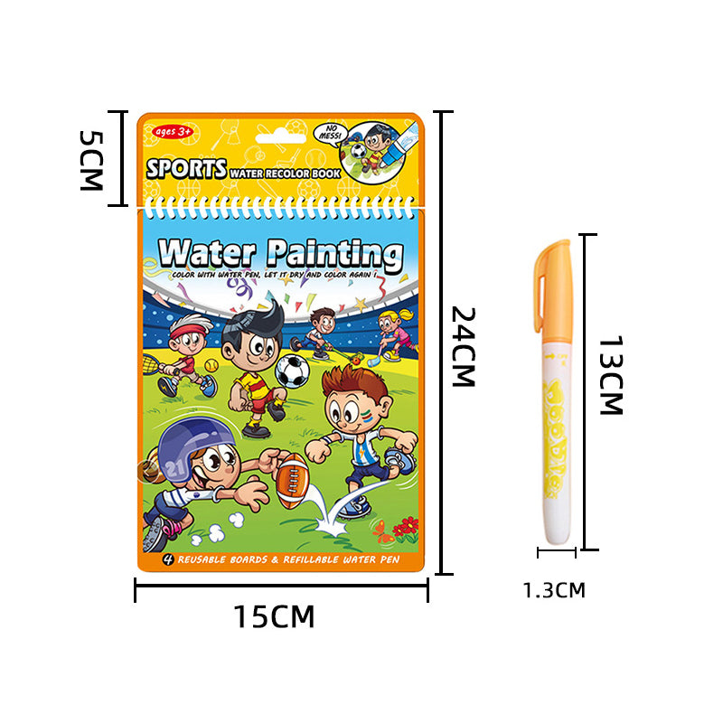 Water Reveal Activity Book