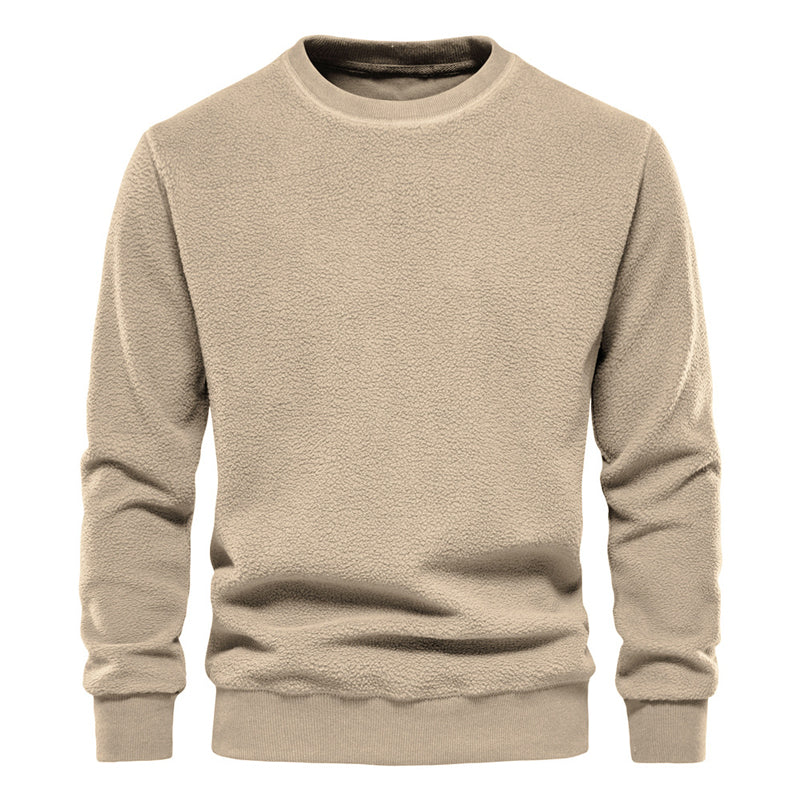Men's Crew Neck Sherpa Sweatshirt