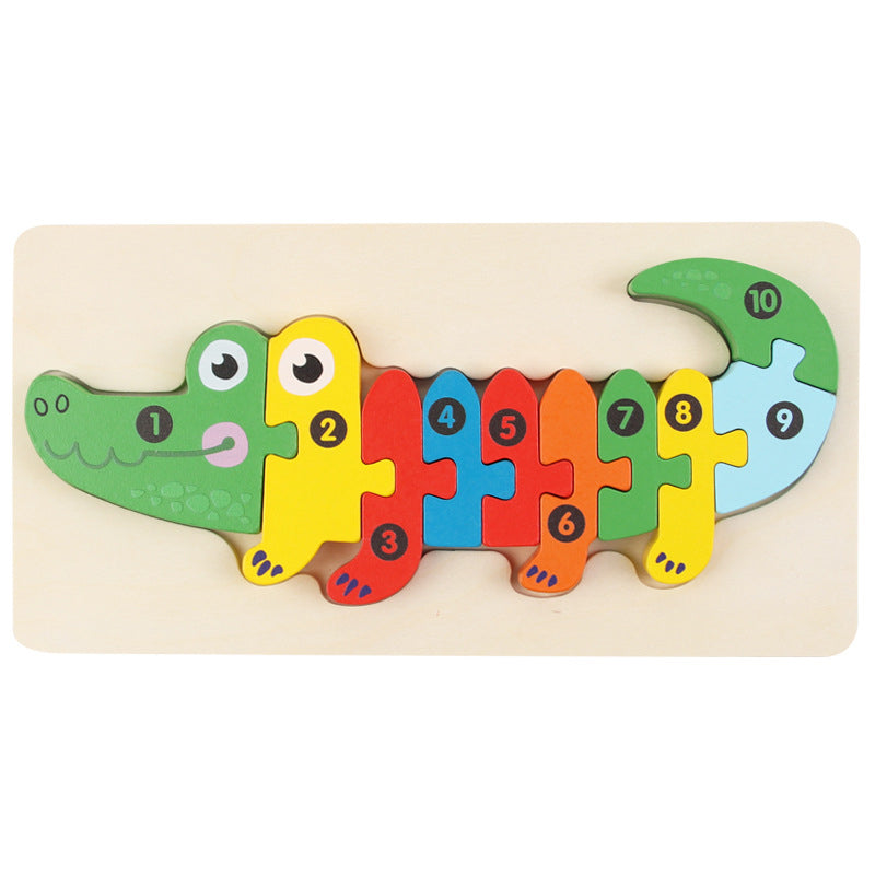 Children's Educational 3D Wooden Puzzle