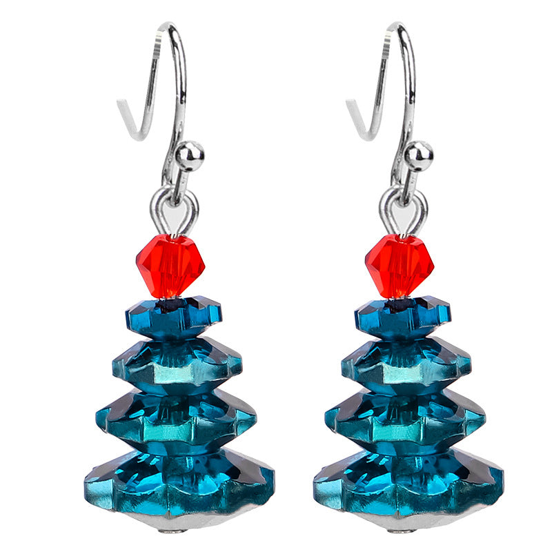 Christmas tree earrings