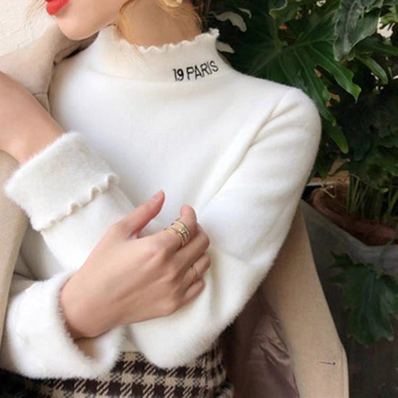 Women Fleece and Anti-Crease Base Sweater