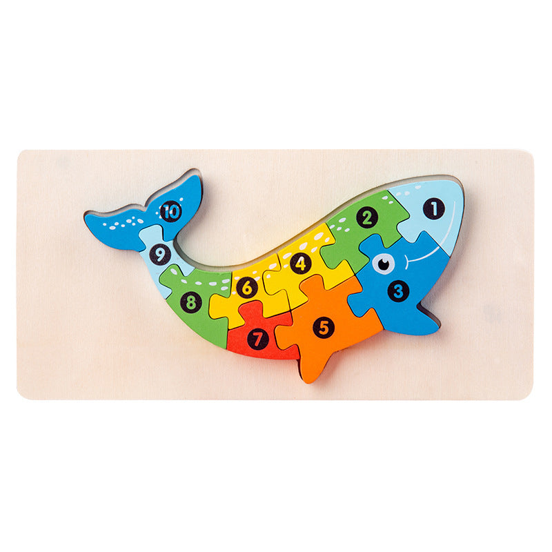 Children's Educational 3D Wooden Puzzle