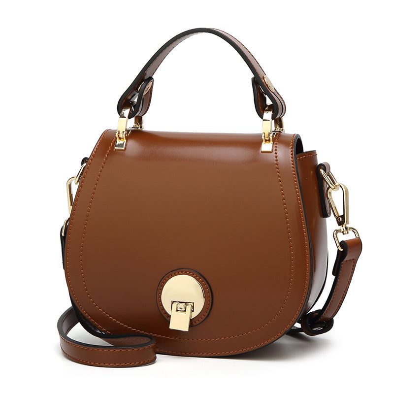 Shiny Leather Small Bag