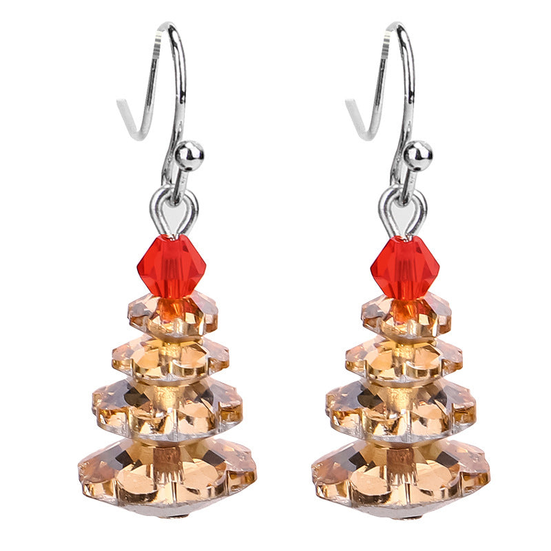 Christmas tree earrings
