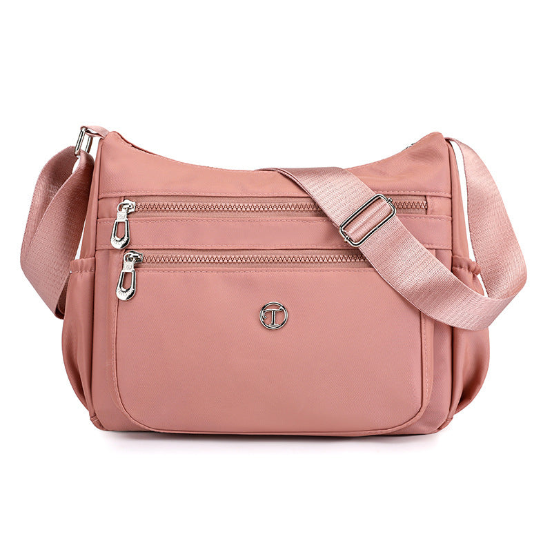 Oxford Cloth Crossbody Shoulder Bag