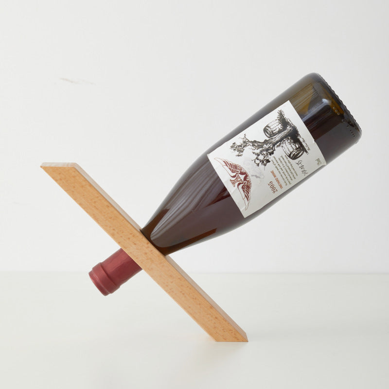 Magical Solid Wood Wine Bottle Holder