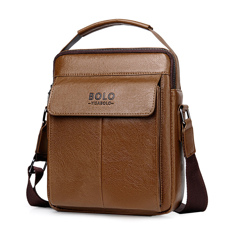 Simple British Men's Shoulder Bag