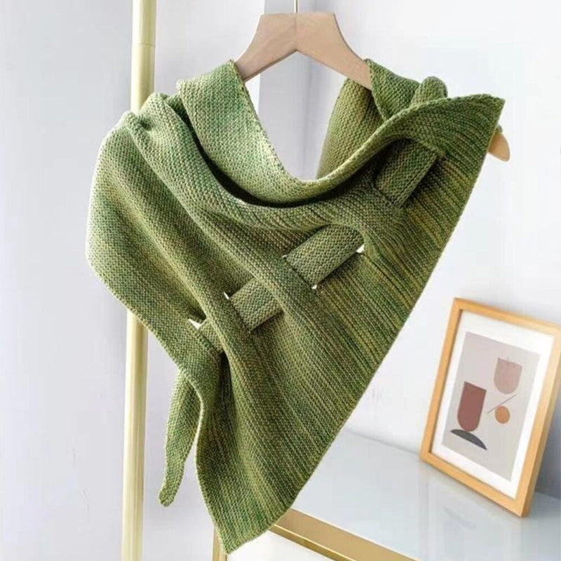 Triangular Wool Shawl