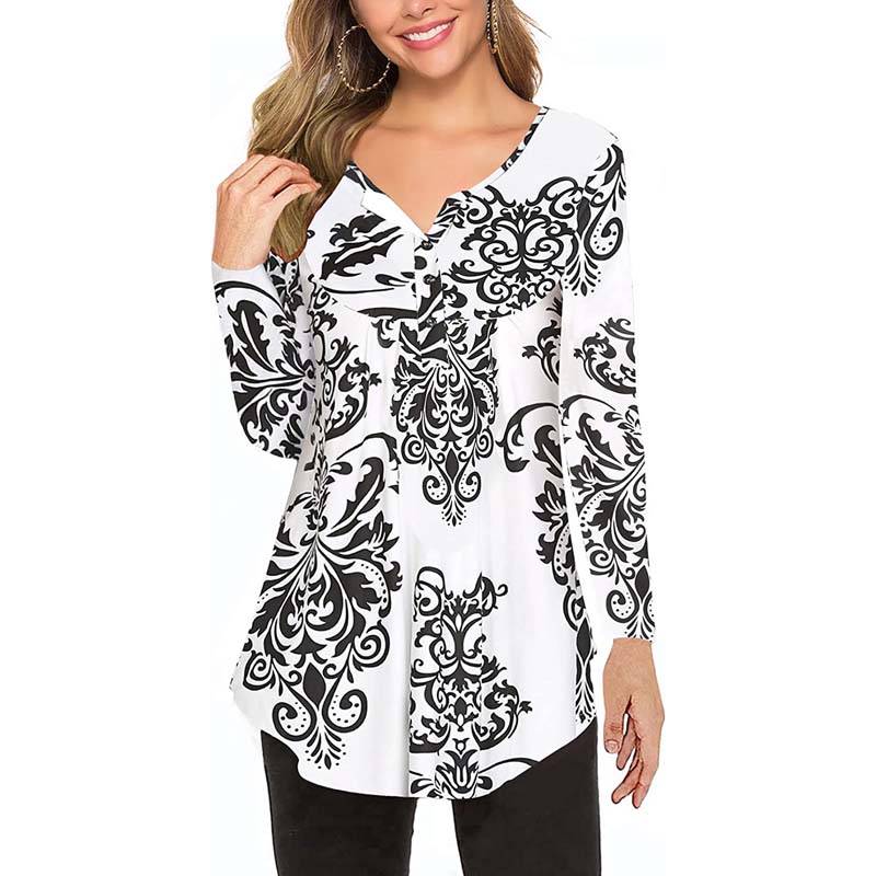 Women's Autumn Printed Long Sleeve T-Shirt