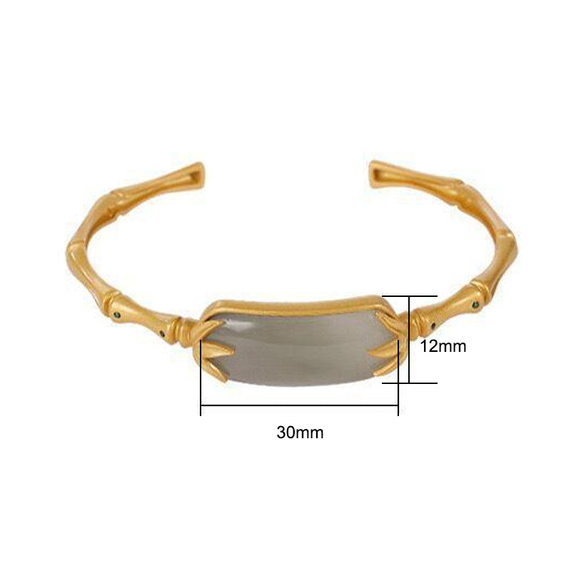 Elegant Antique Bamboo Bracelet