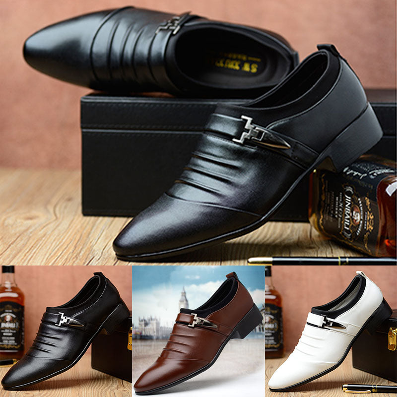 Men's Business Breathable Leather Shoes