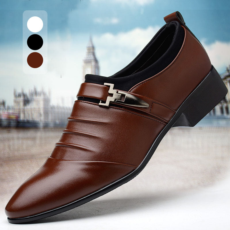 Men's Business Breathable Leather Shoes