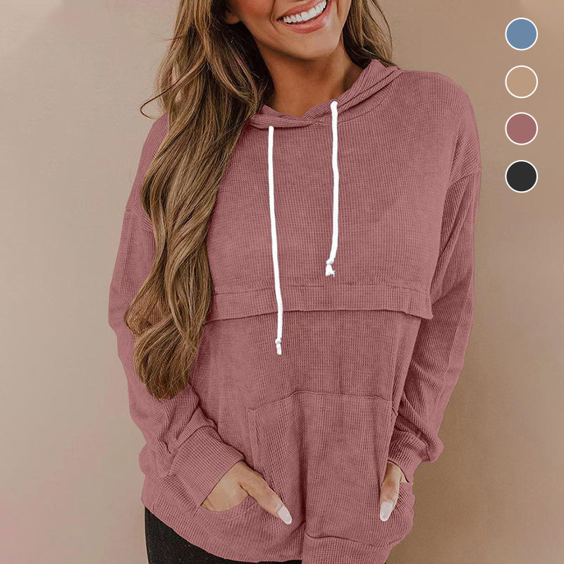 Waffle Hooded T-shirt
