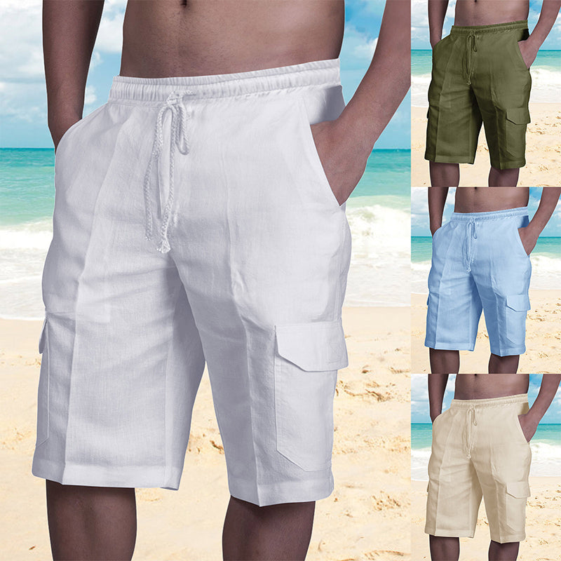 Men's Casual Linen Shorts