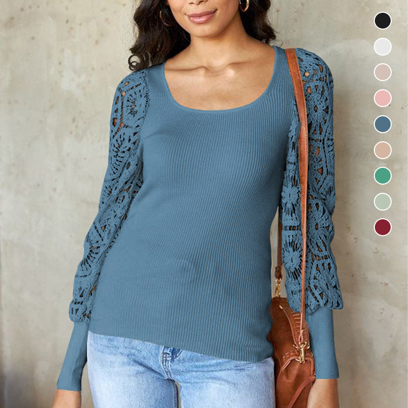 Lace Long Sleeve T-Shirt