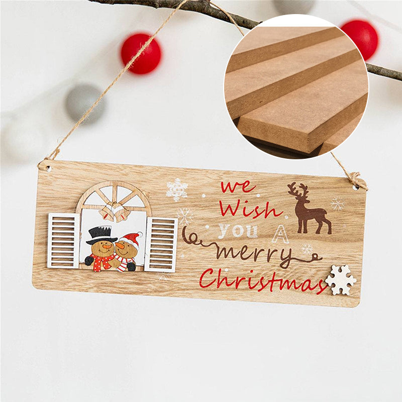 Christmas Wooden Hanging Sign