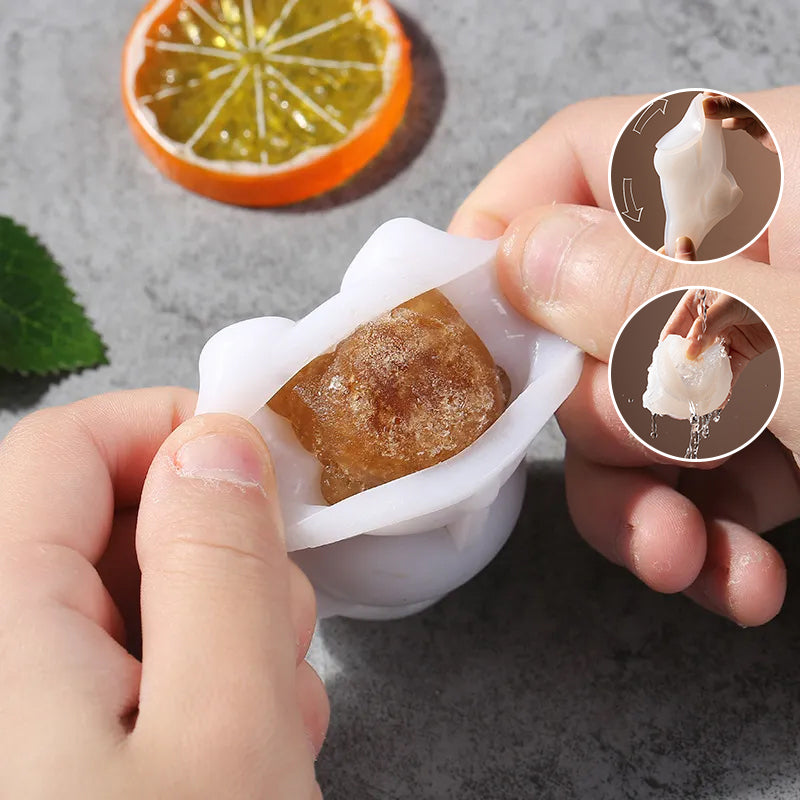 3D Teddy Bear Ice Cube Maker